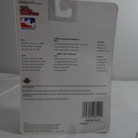 Eightieth Indianapolis 500; May 26, 1999  -- ITEM #154 - Picture 3 of 3